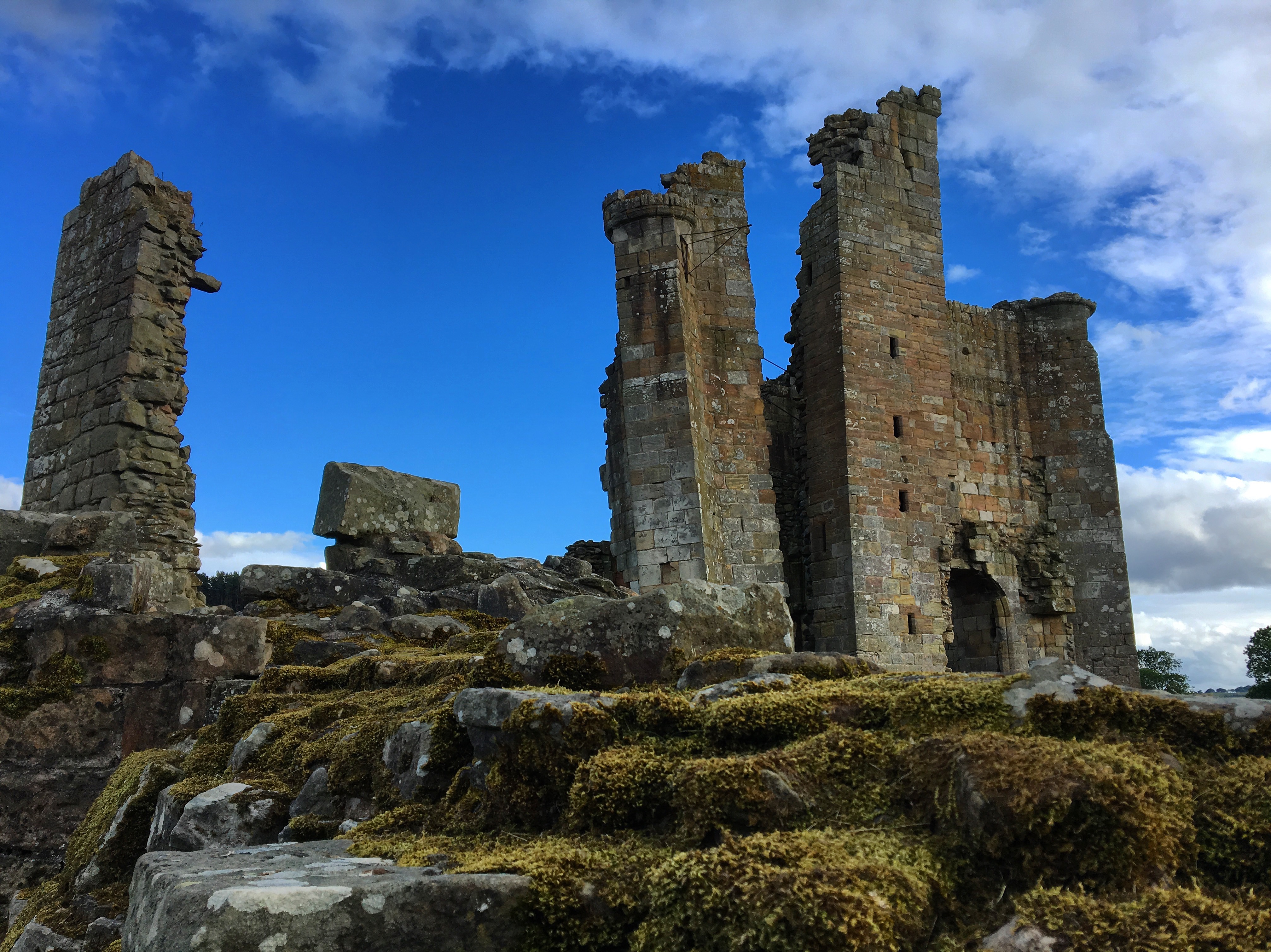 twolocalexplorers went for an adventure at Edlingham Castle in Northumberland