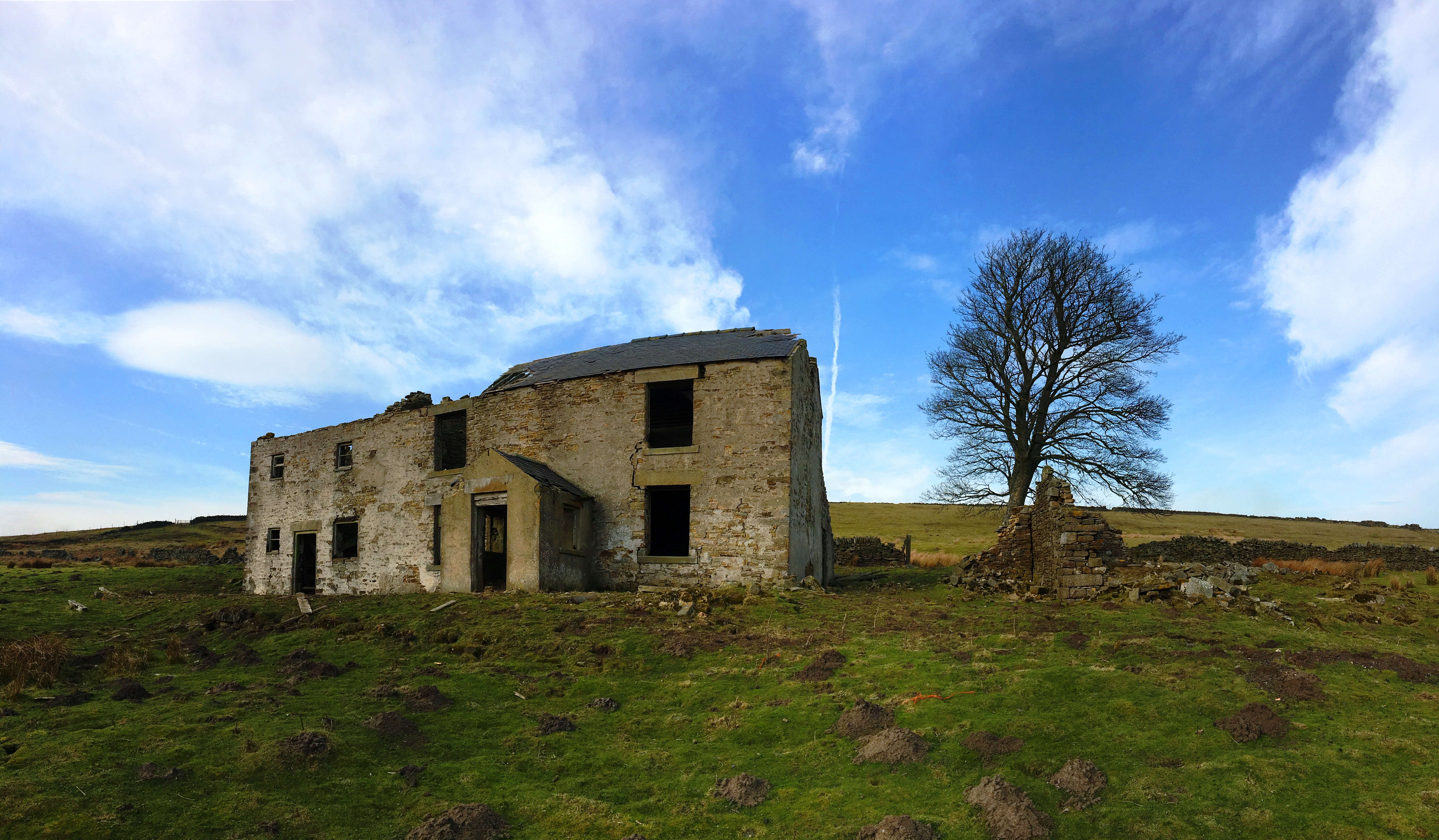 Sandyford abandoned farmhouse near Edmundbyers